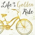 thumbnail image 3 of Pela Studio 15x15 Black Modern Framed Museum Art Print Titled - Golden Ride I, 3 of 5