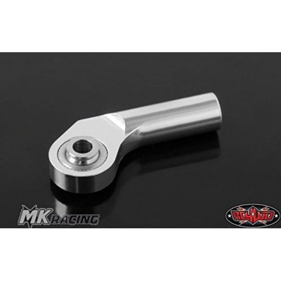 Z-S1695 M3 Ext Offset Long Aluminum Rod Ends Silver (10