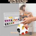 thumbnail image 3 of Acrylic Guitar Pick Wall Mount Display Case Storage Box for Picks Storage and Display Hold 32 Pick, 3 of 4
