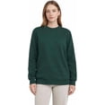 thumbnail image 2 of Milltex 8 oz Midweight Crewneck Fleece Sweatshirt Unisex CVC Blend, Soft Cotton Polyester Pullover, Decorator Ready Blank for Printing, Casual Long Sleeve Sweatshirt for Men and Women-Forest, 2 of 5