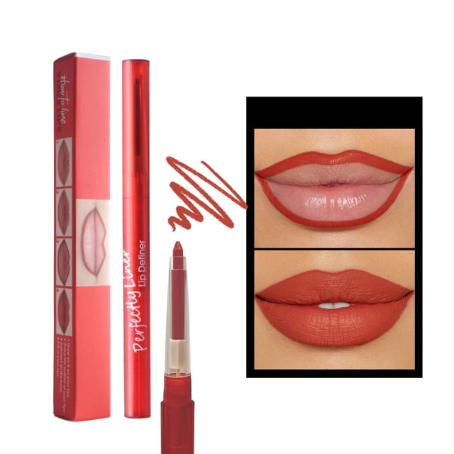 Easy To Color Lip Liner Lip Makeup Women'S Long Lasting Makeup Does Not Fade 0.2G, Lip Liner