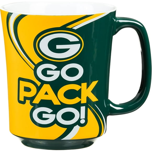 Taza De Cerámica NFL 400ml Evergreen Con Caja Packers