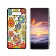 thumbnail image 1 of Compatible with LG Q51 Phone Case, Retro-s-Groovy-Floral-Rainbow-Hippie15 Case Men Women, Flexible Silicone Shockproof Case for LG Q51, 1 of 1