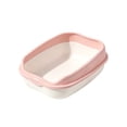 thumbnail image 2 of huayou Open Top High Sided Cat Litter Box, Anti-Splash Large Capacity Kitten Litter Pan, Easy Clean Pet Toilet, for Indoor Small Medium Cats, 2 of 7