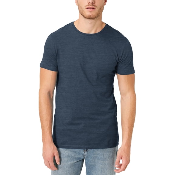 Ma Croix Mens Premium Cotton Casual Crew Neck Short Sleeve Tri Blend Fabric Tee Shirt