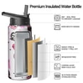 thumbnail image 2 of Halloween Tumbler 18oz with Straw and Lid – Stainless Steel Insulated Travel Coffee Cup – Cute Ghost Pumpkin Witch Design – Gift for Women Men, 2 of 6