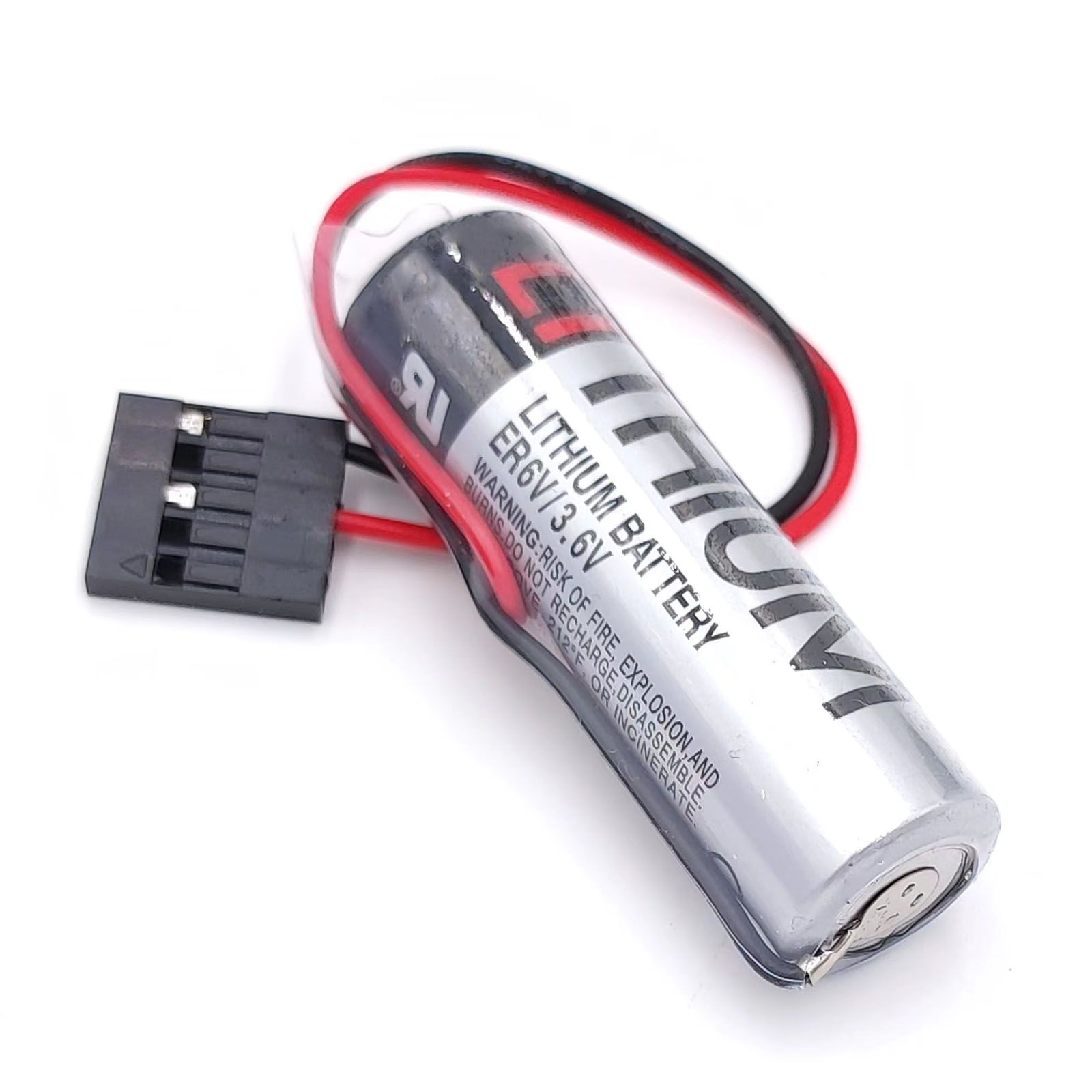 30pcs ER6V Battery AA battery with JAE5PIN Plug for Yaskawa ER6VC3N PLC Battery