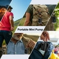thumbnail image 6 of Portable Air Pump for Inflatables,Electric Ultra-Mini Pump Tiny Pump,2400mAh Rechargeable Inflate Deflate Pump with Camping Light for Pool Floats,Air Mattress,Sleeping Pads,Vacuum Storage Bags,Black, 6 of 7