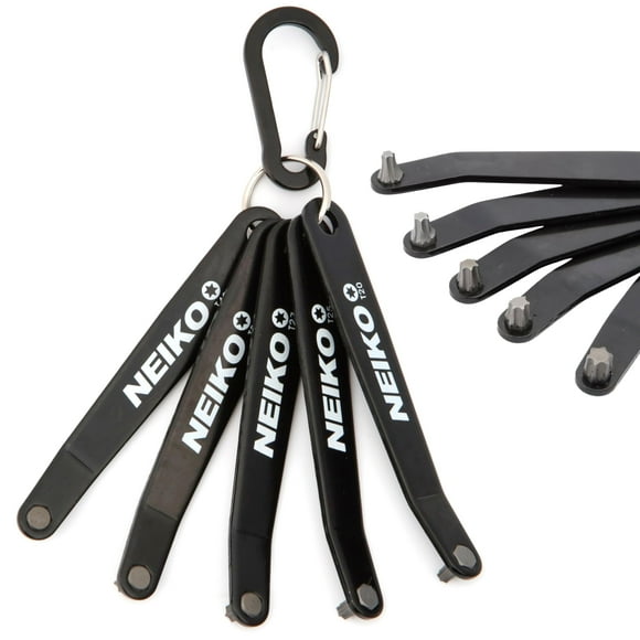 Juego de destornilladores Torx NEIKO 01325A, 5 unidades, Offset S2 Steel