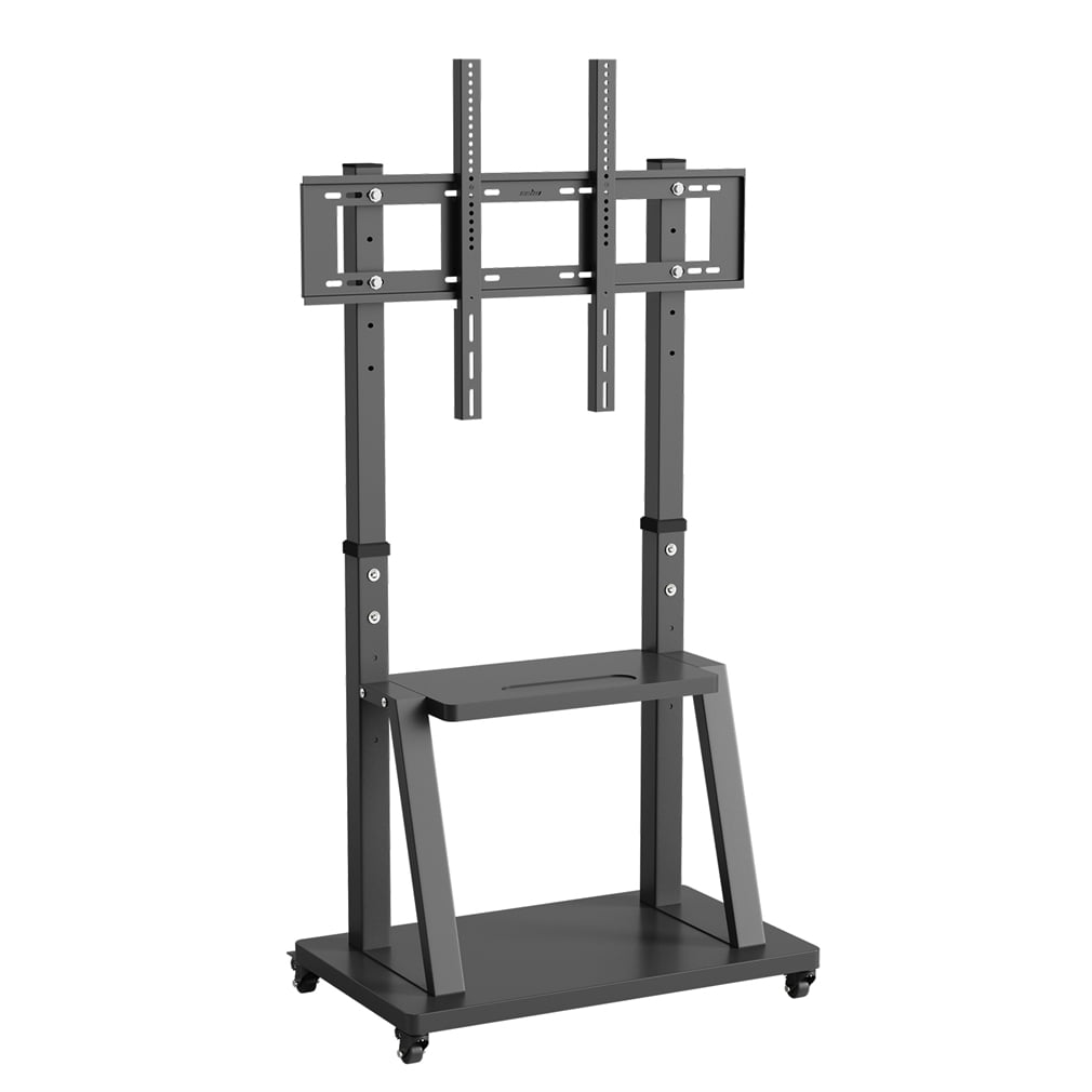 Wisfor 32-100" Rolling Floor TV Stand Height Adjustable TV Mount Bracket,176lb Loading,800X600mm VESA
