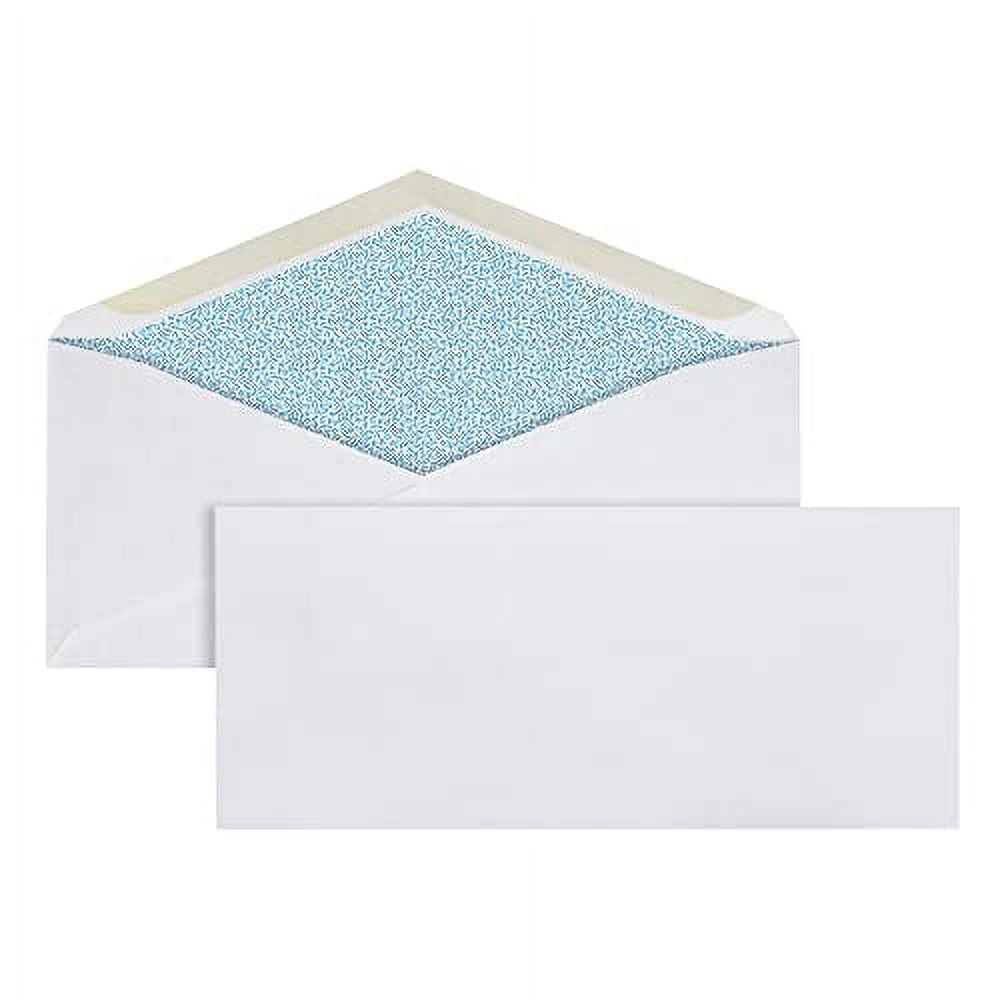 Office Depot Security Envelopes, #10 (4 1/8in. x 9 1/2in.), White, Box Of 500, 12012