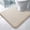 Beige, variant on Memory Foam Bath Mat, Super Soft Absorbent Bathroom Rug Non Slip, Quick Dry, Machine Washable Floor Carpet for Tub Shower, Home Decor Accessories, 24x17, Black