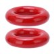 thumbnail image 1 of M Buder 2 Piezas Anillo de Peso para Palo de Golf, Aro de Calentamiento Redondo Brillante para Entrenamiento de Swing, Accesorios de Práctica para Mejorar Fuerza y Distancia, Rojo, 6 cm / 2.4 inches, 1 of 9