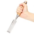 thumbnail image 3 of Dioche Carpenter Chisel Wooden Handle Steel File Professional Tools for Woodworking 24mm,Woodworking Tools,Wood Chisel, 3 of 8