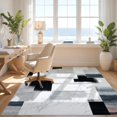 thumbnail image 3 of Design&I 4'x6' Ultra Soft Area Rug, Floorcarpet Abstract Brushstroke Neutral Veining Accessories None Fluffy Washable Non Shedding for Bedroom Living Room Home Office, 3 of 7