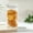 L, variant on Kitchen Sealed Storage Container,Cereal Dispenser Transparent Plastic Container Box for Dried Fruit Nut Snacks Rice Grain