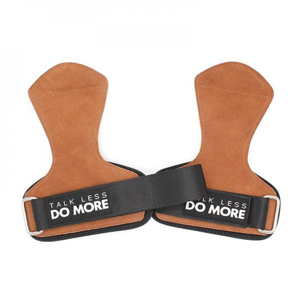 Naiyafly Weightlifting Wrist Straps with Cushion Wrist Loop Leather