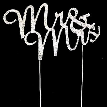 ACDANC Crystal Cake Toppers Mr and Mrs Wedding Cake Toppers