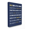 thumbnail image 5 of The Kids Room by Stupell Hold Him A Little Longer Navy Canvas Wall Art by Daphne Poselli, 5 of 5