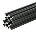 thumbnail image 1 of Unique Bargains 2020 T Slot Aluminum Extrusion 800mm(31.5 Inch) Black for 3D Printer Laser Engraving Machine 4 Pcs, 1 of 6