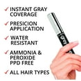 Greyfree Root TouchUp hair mascara temporary gray roots concealer (Burgundy)