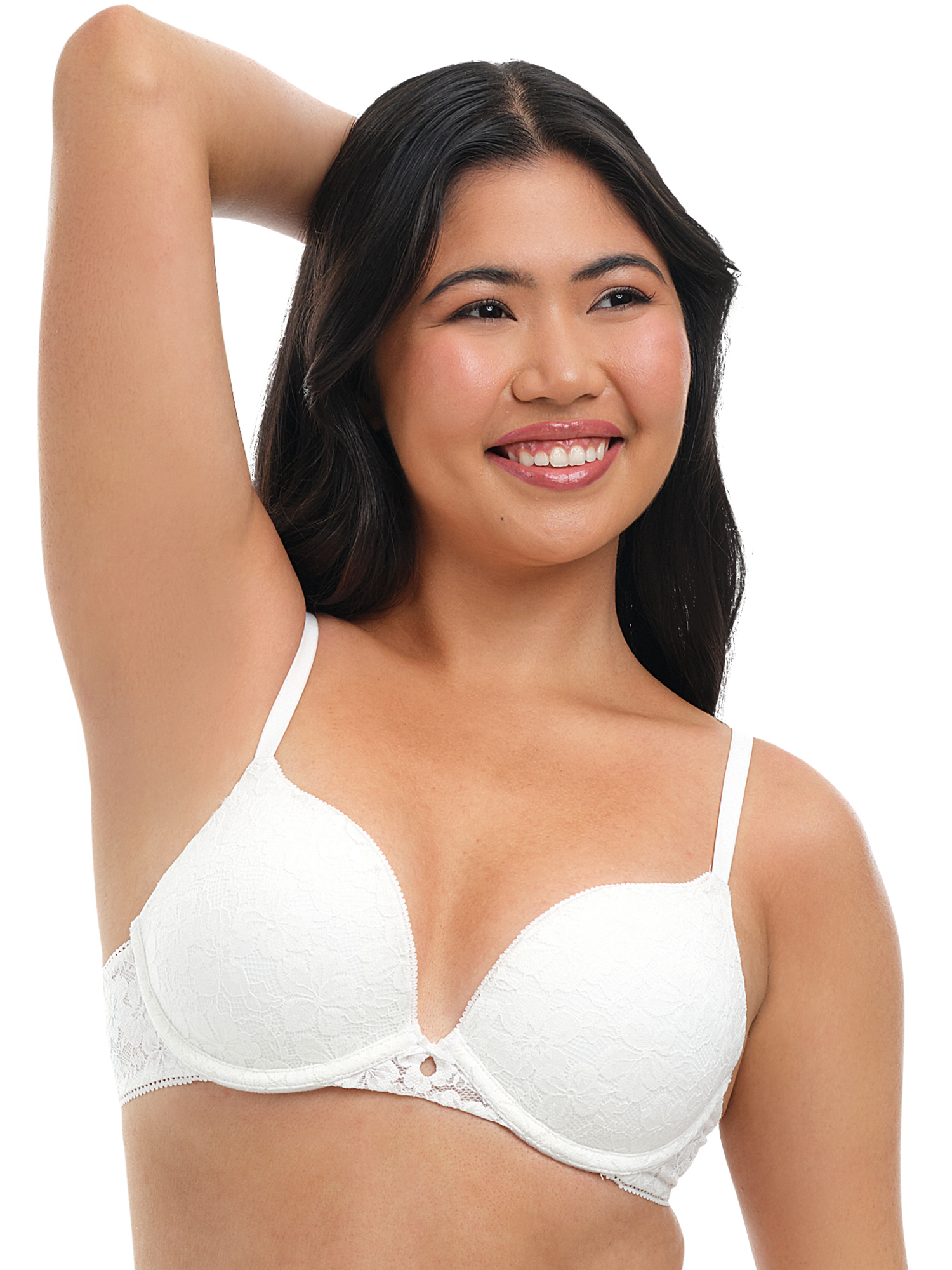 No Boundaries Allover Lace Push Up Bra, Women's 32B-40DD