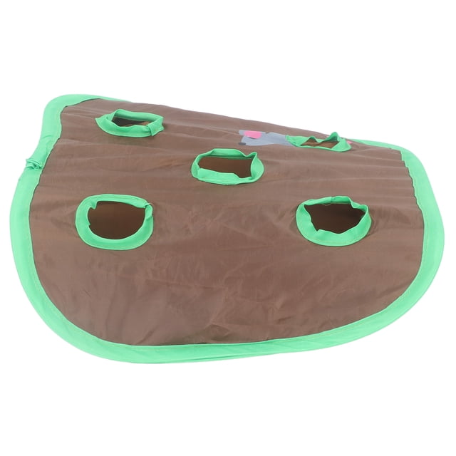 Juguete Interactivo Para Gatos, Divertido Juguete Para Ratón Y Gato, Portátil, 9 Agujeros Con Campana Para El Hogar Para Exteriores