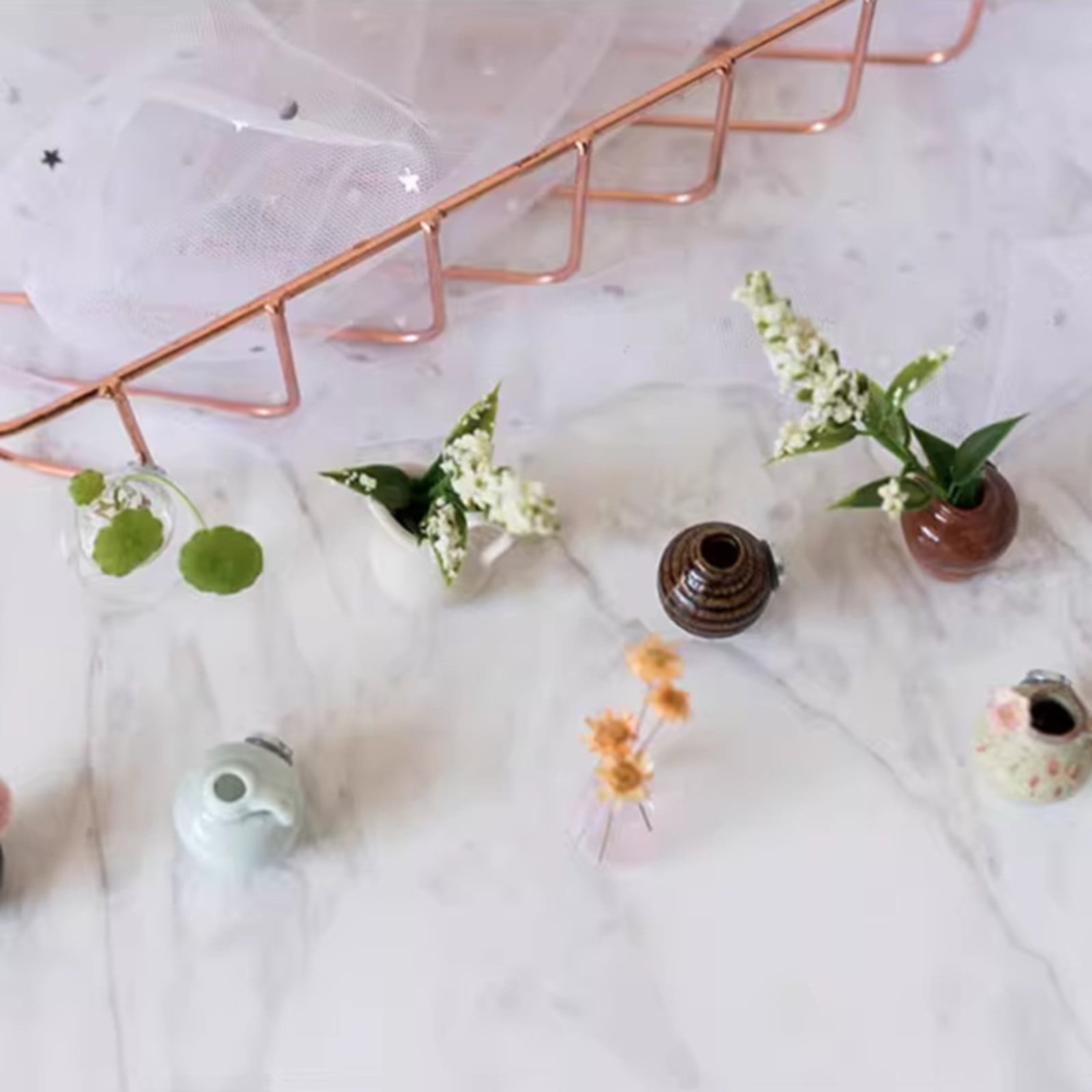 Stickers,Vase Magnets Ceramic Vase Refrigerator Magnets 3D Ceramic Flower Vase Cute Plant Vase Fridge Magnets Kitchen Decoration