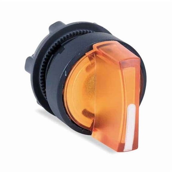 Schneider Electric Illum Selector Switch,2 Pos,22mm,Yellow ZB5AK1253