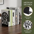 thumbnail image 2 of Unique Bargains Expandable Non-Skid Geometric Bookends With Compartments 2 Pcs Style C, 2 of 5