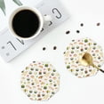 thumbnail image 5 of Disketp Sushi And Rolls Funny Coasters,6 Pcs Leather Coasters With Holder, Perfect Housewarming Hostess Gifts,Protect Furniture From Water Marks Scratch And Damage, 5 of 9