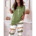 thumbnail image 3 of Pijama CHICME de 2 piezas con manga corta y efecto ombré, 3 of 6