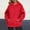Red, variant on Zunfeo Fall Sweatshirts for Women Long Sleeve Graphic Fleece Sweatshirts Cozy Casual Crew Neck Pullover Tops Red 3XL