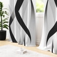 thumbnail image 2 of Tchckioa Blackout Curtains for Living Room,42x84 Inch Geometry Lines Grommet Drapes,2 Panels, 2 of 6