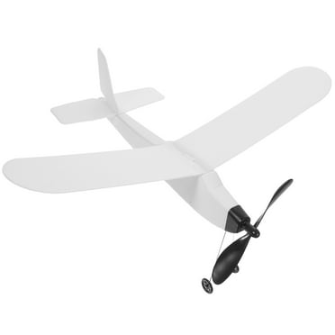Kids Toys Funny Glider Planes Assembled Models Throwing Airplane Outdoor Rubber Band Airplanes Foam Parent-child