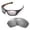 Titanium Mirror Coated - Polarized, variant on Walleva Black Replacement Lenses for Oakley Hijinx Sunglasses