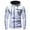 White, variant on Fesfesfes Hooded Tops for Mens Splicing Long Sleeve Zipper Hoodie Hooded Sweatshirt Tops Solid Color Coat Outwear Under $10