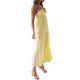 thumbnail image 3 of Vestido largo Tsseiatte de verano para mujer, sin mangas, con cuello halter, anudado, espalda descubierta, bajo con volantes, fluido, 3 of 8