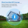 thumbnail image 2 of Linksys WHW0301 Velop Intelligent Mesh WiFi System: AC2200 Tri-Band Wi-Fi Router, Wireless Network for Full-Speed Home Coverage (White, 1-Pack), 2 of 10