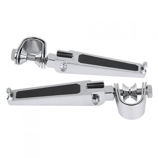 Footrests, Silver Abrasion Resistant Foot Pegs For Motorcycle Refitting