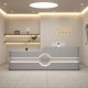thumbnail image 1 of Front Bar Counter Reception Desk Podium Cashier Hospital Study Reception Desks Beauty Salon Modern Bureau Meuble Bar Furniture My Lux Decor Round, 1 of 14