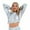 White, variant on QUYUON Crop Tops Hoodies for Women Casual Long Sleeve Hooded Sweatshirts Elastic Waist Drawstring Lightweight Cropped Sweatshirts Night Out Club Party Hoodies Pullover Shirt Tops Pink S