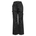 thumbnail image 4 of Lmnyox Straight Leg Cargo Pants for Women Fashion Casual High Waist Pocket Trousers Fall Trendy Lounge Pants, 4 of 5