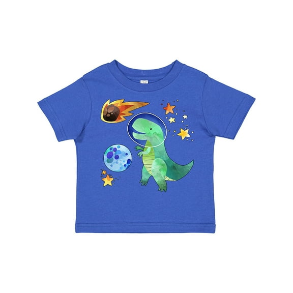 Inktastic Tyrannosaurus Rex Vs. Meteor Fun Space Dinosaur Boys or Girls Toddler T-Shirt