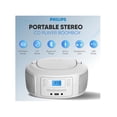thumbnail image 2 of Reproductor de CD Philips portátil con Bluetooth TAZ4300 blanco, 2 of 8