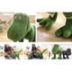 thumbnail image 5 of Peluche de dinosaurio tiranosaurio verde oscuro de 40 cm., 5 of 5