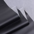 thumbnail image 3 of EdgeSeal Vinyl Synthetic Fabric Material Lichee Pattern Faux Leather Fabric By the Yard, Black 54" x 36", 3 of 7