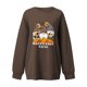 thumbnail image 3 of Blusa holgada de manga larga con estampado de otoño para mujer, suéter informal con cuello redondo, Tops, sudadera Fridja  fjkfkj6387, 3 of 4