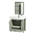 thumbnail image 7 of Wyndham Collection Wcs141436s-Vca-Med Sheffield 36" Free Standing Single Basin Vanity Set, 7 of 7