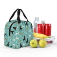 thumbnail image 4 of Yiaed Cute Dog Print Insulated Lunch Bag Reusable Cute Tote Lunch Box, Leakproof Cooler Lunch Bags for Work Office Travel School Picnic, 4 of 5